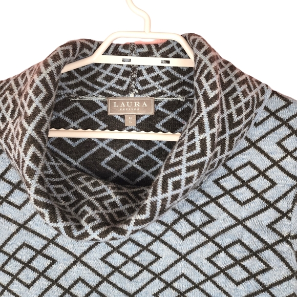 Laura Petites cowl neck turtleneck sweater size L - Picture 7 of 7